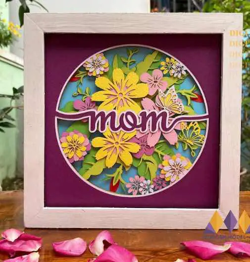 mothers day shadow box