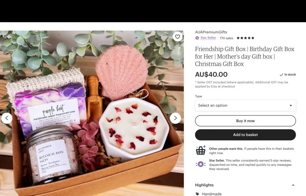 Australia made Etsy shop- AUApremium gifts