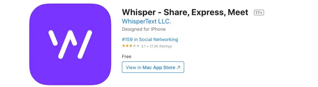 whisper app