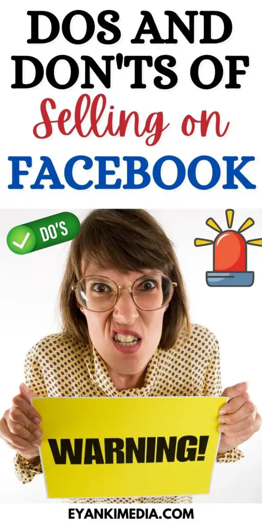 selling on facebook marketplace etiquette