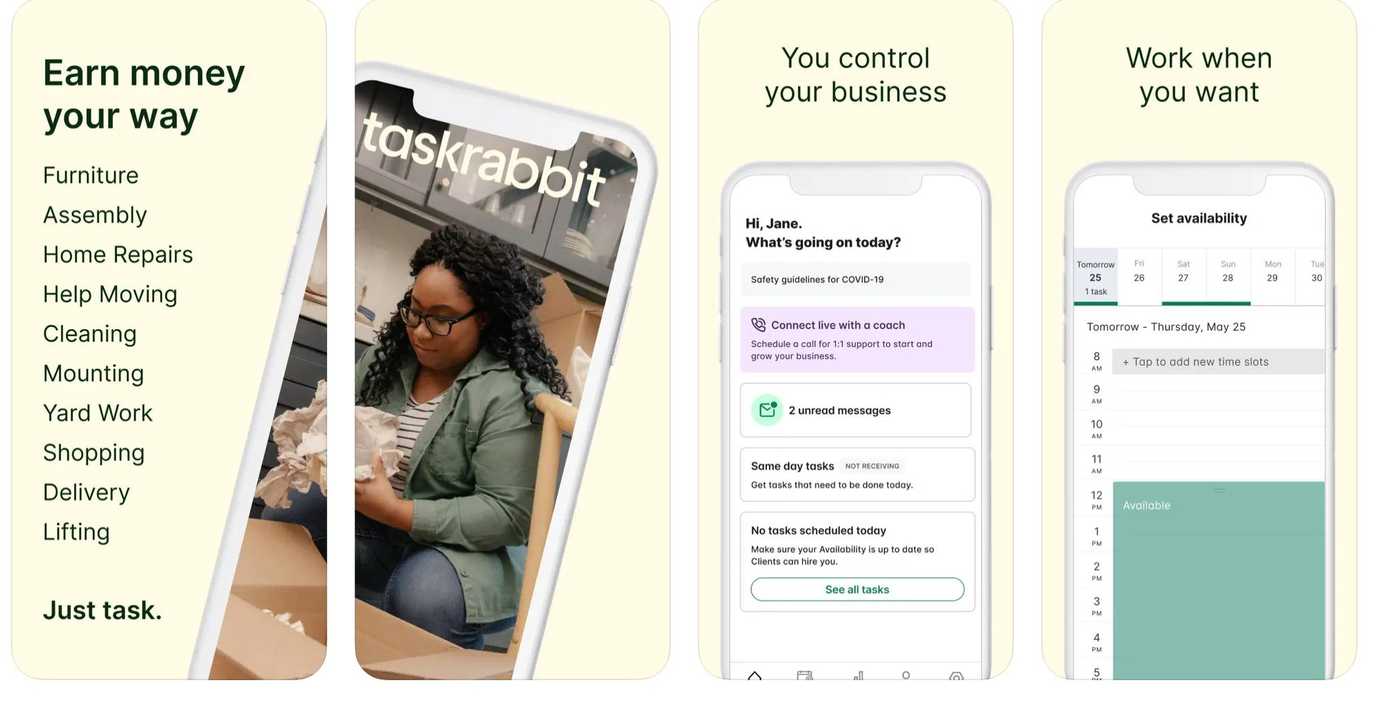 best side gig job app- task rabbit