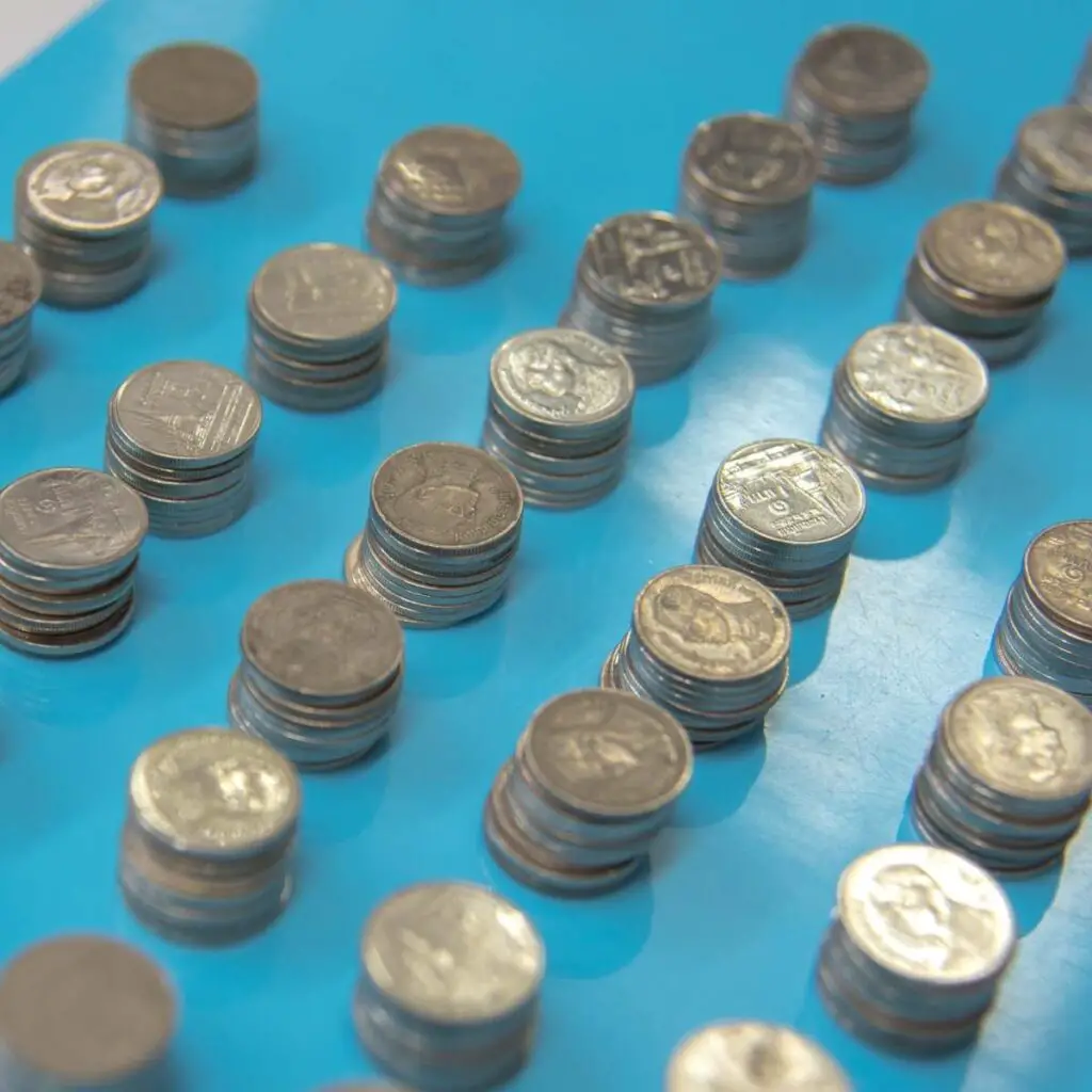 coin machine-cash in coins