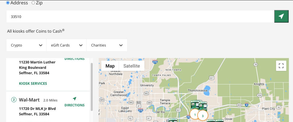 coinstar near me