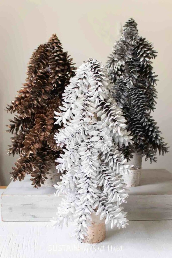 DIY-pine-cone-Christmas-tree to sell