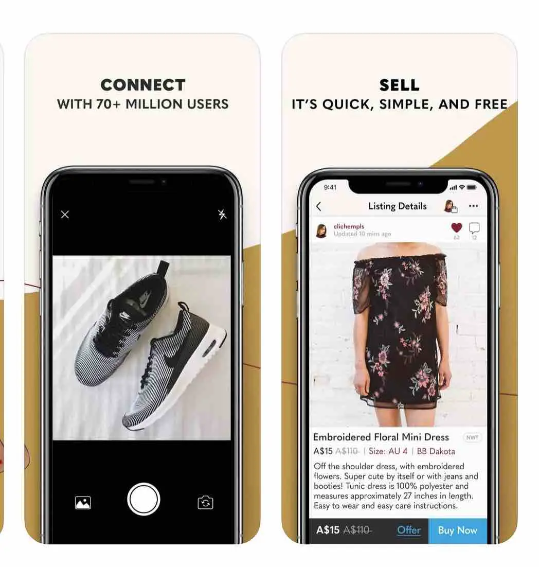 best side hustle app for selling clothes-poshmark