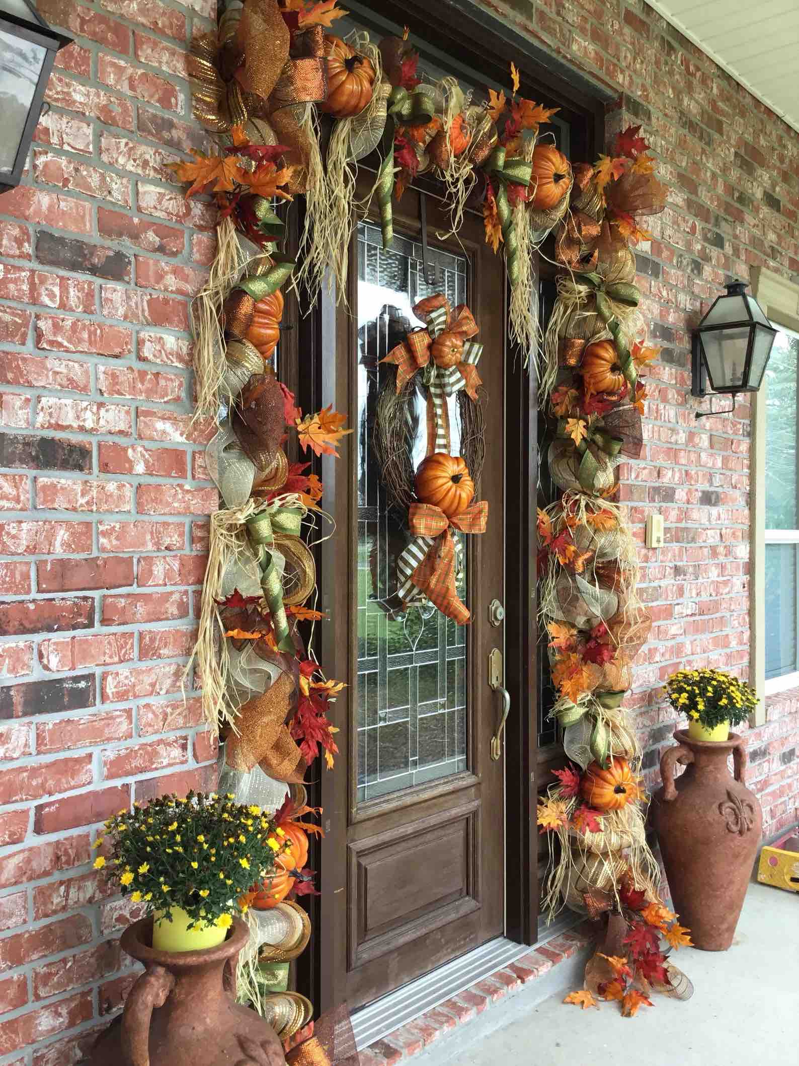 fall autumn garland idea to sell