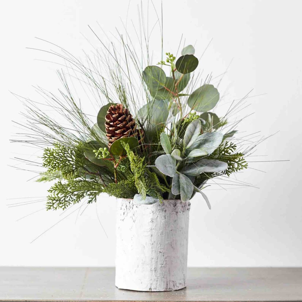 pinecone centrepieces