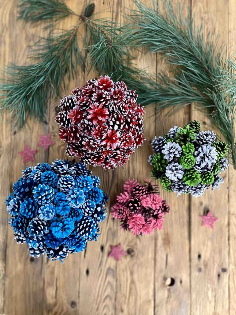 pinecone hand made decor