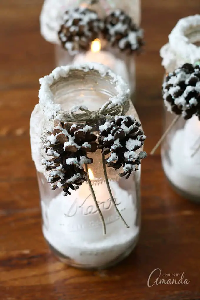 snowy-pinecone-candle-jars to sell