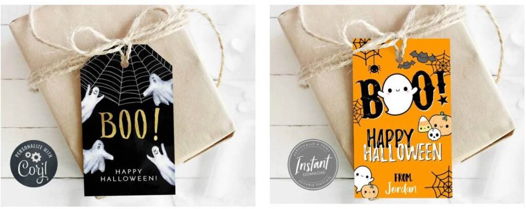 trick or treat tags