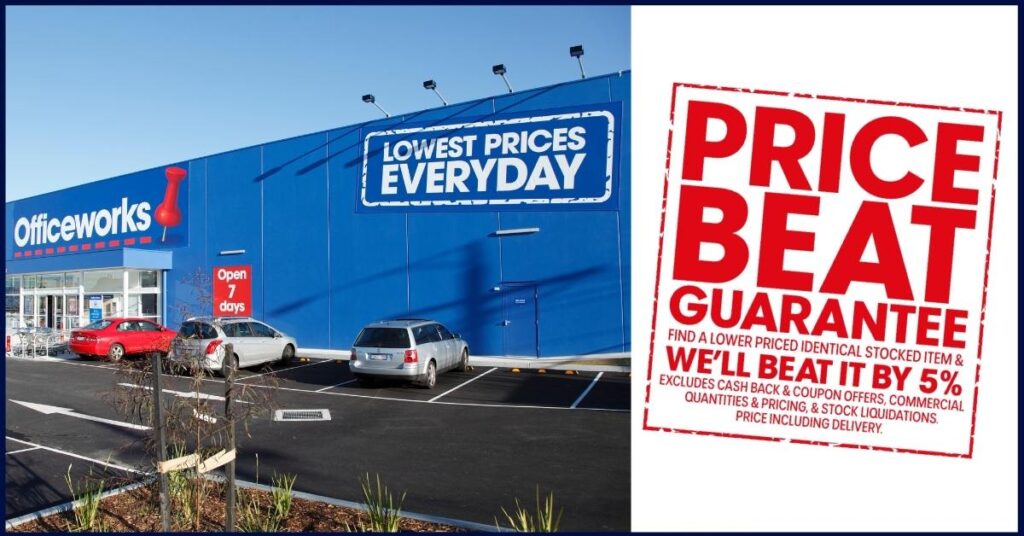 price beat guarantee officeworks