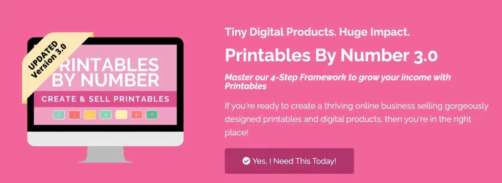Printables by number course review