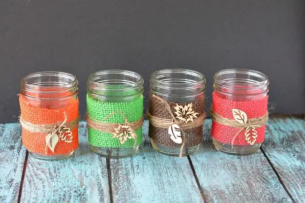 DIY-Fall-Decorations-Burlap-Mason-Jar-Centerpieces