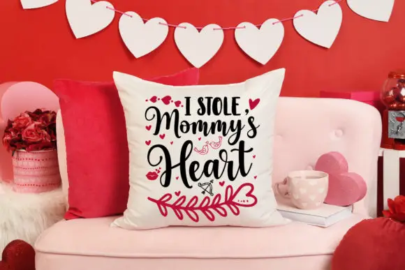 Valentine day pillow project
