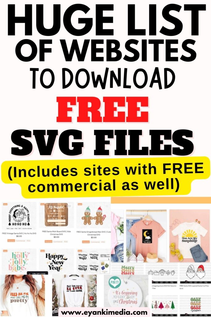 Big List Of Websites For Free SVG Files For Cricut Designs 2024