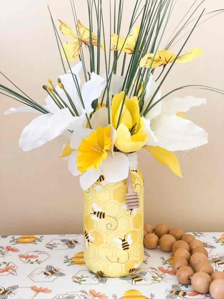 Mason jar spring