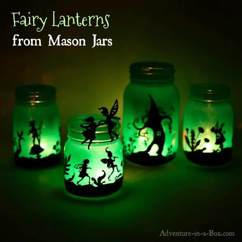 mason jars fairy