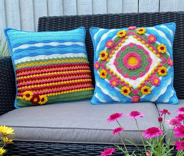 summer coastal cushion