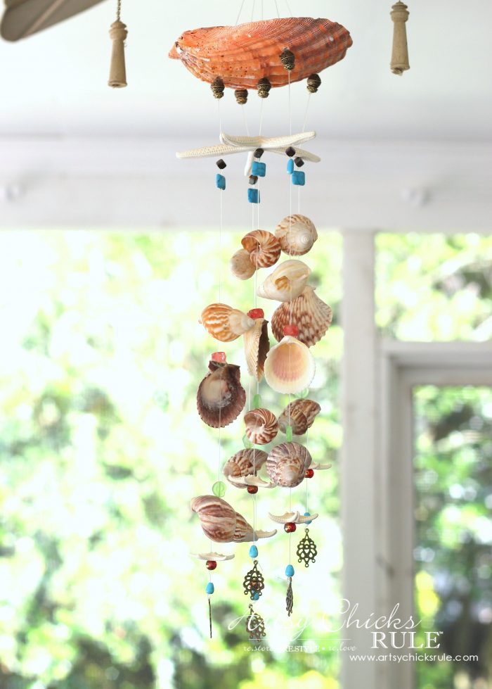 Seashell wind chime