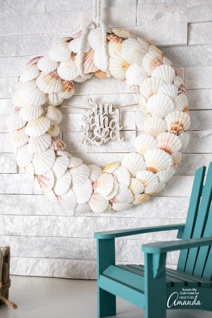 Seashell wreath