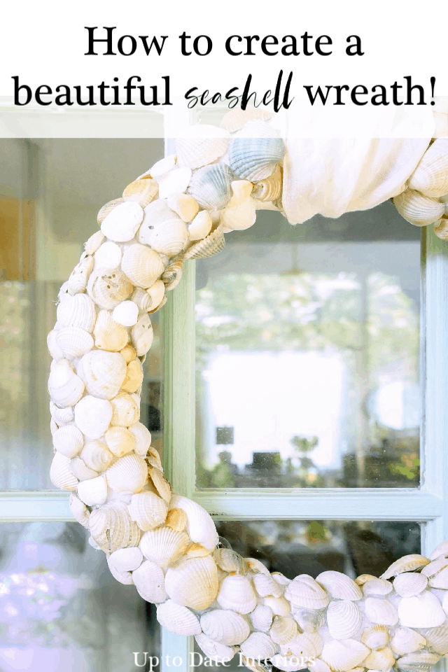 Seashell wreath Seashell Crafts 