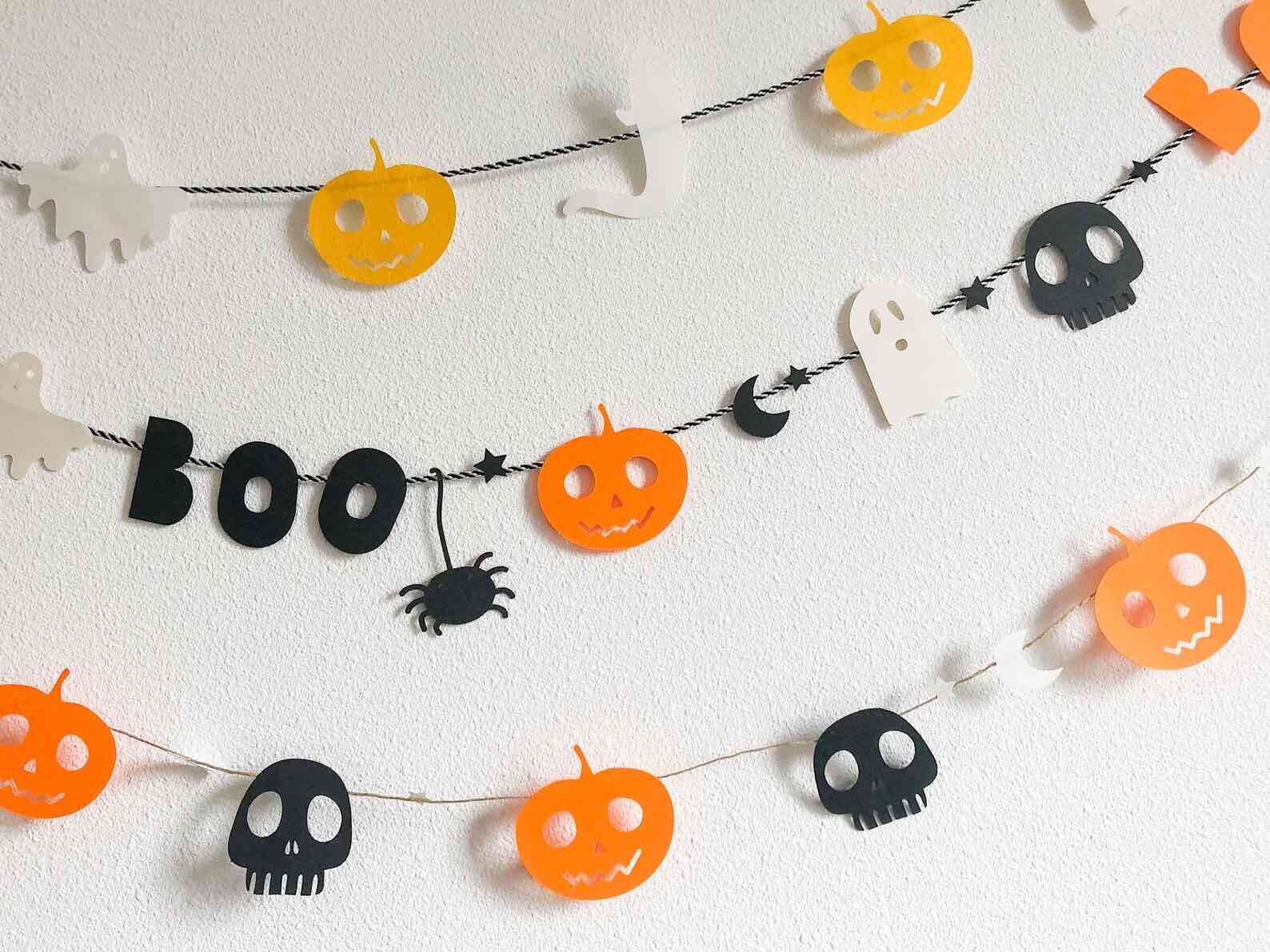 Halloween Garland cricut