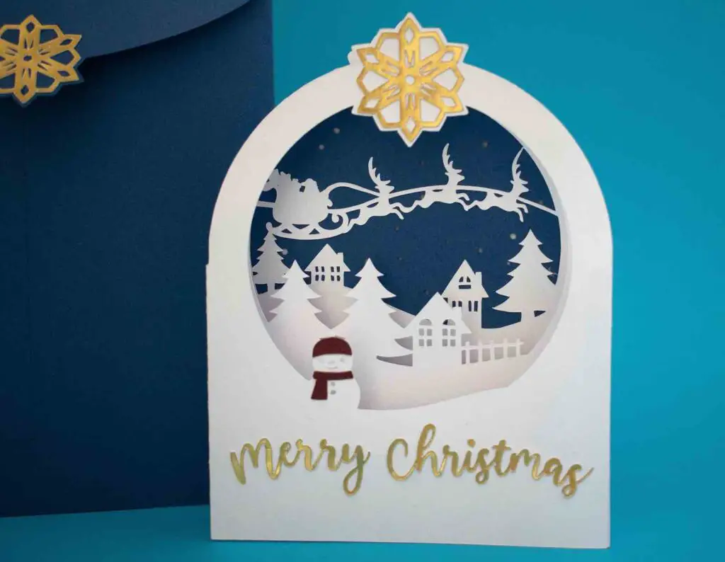 3D Pop Up Christmas Card 