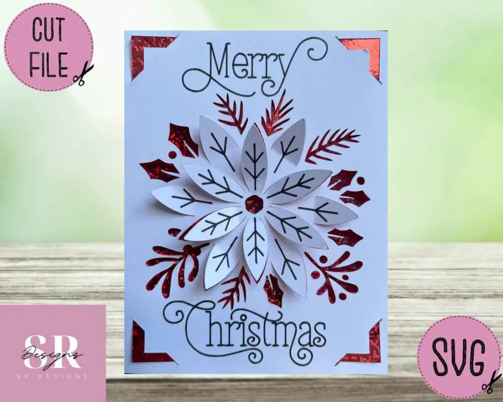 Cricut Joy Christmas card SVG
