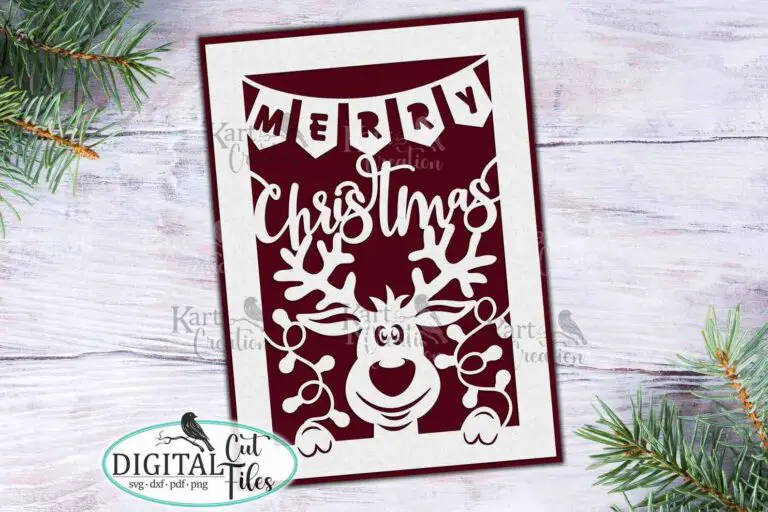 20 Creative Cricut Christmas Cards (Ideas For DIY Gifts)