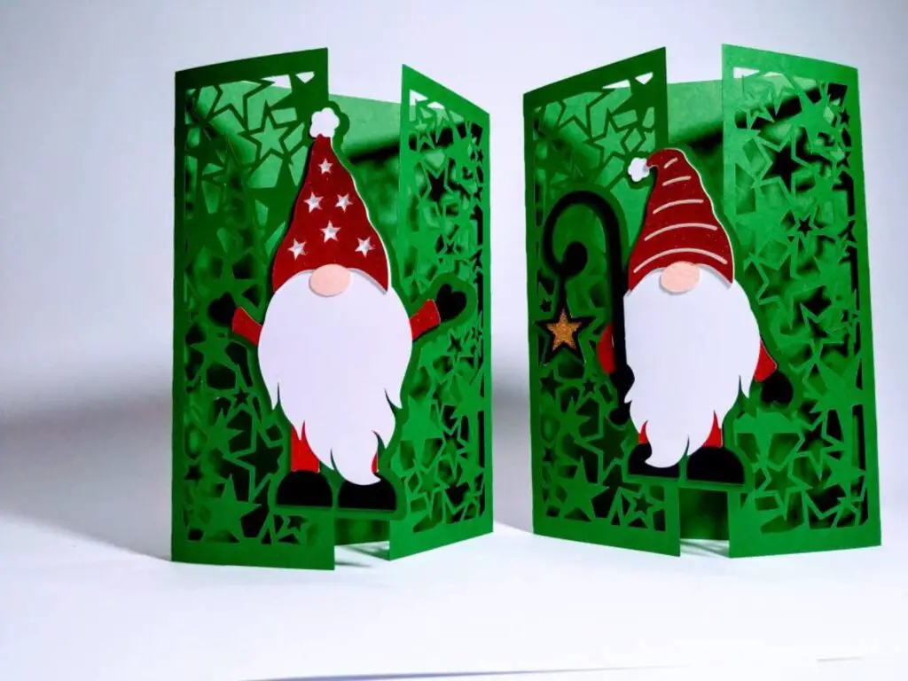 gnomes cricut card