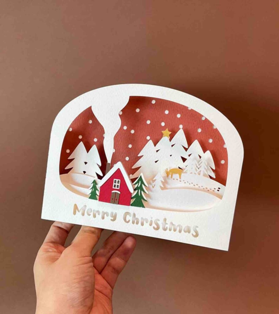 merry christmas Pop up card