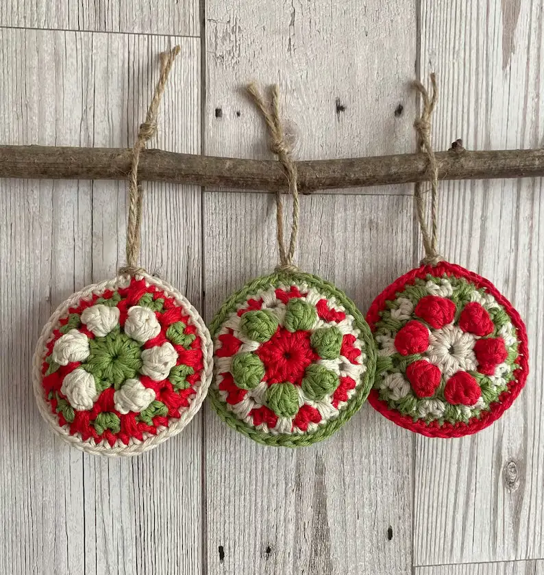 Bobbly Baubles Ornament