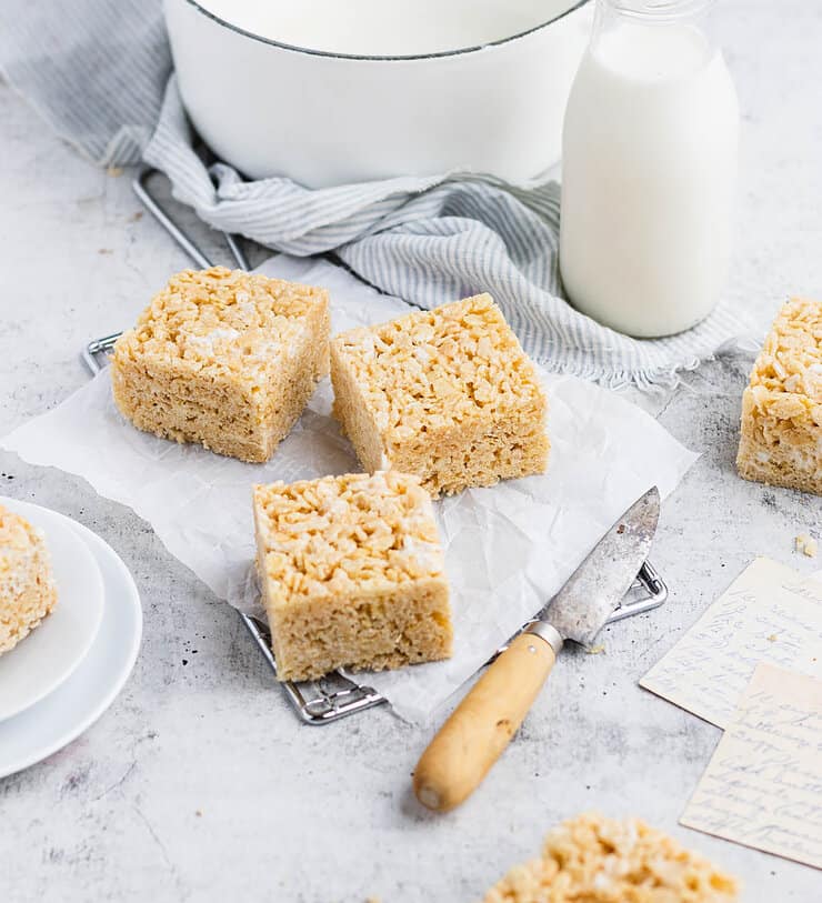 Brown Butter Rice Krispie Treats