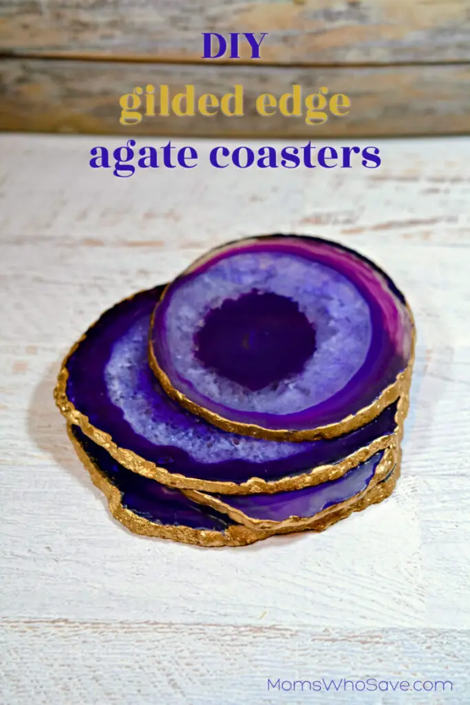 DIY Agate Coasters
