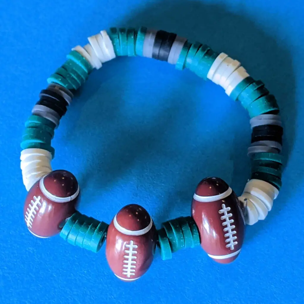 DIY Football Bracelet