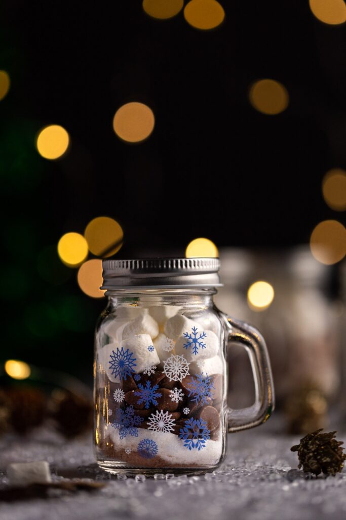 Mason Jar Hot Chocolate Gift