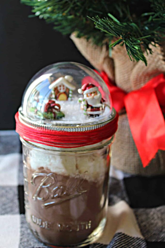 Teacher gift Snow Globe Mason Jars