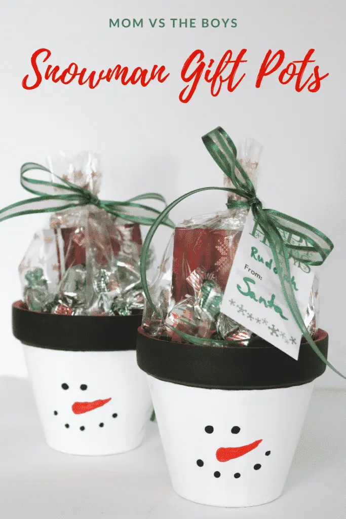 Snowman Gift Pots