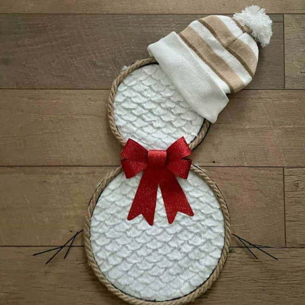 Snowman Wreath