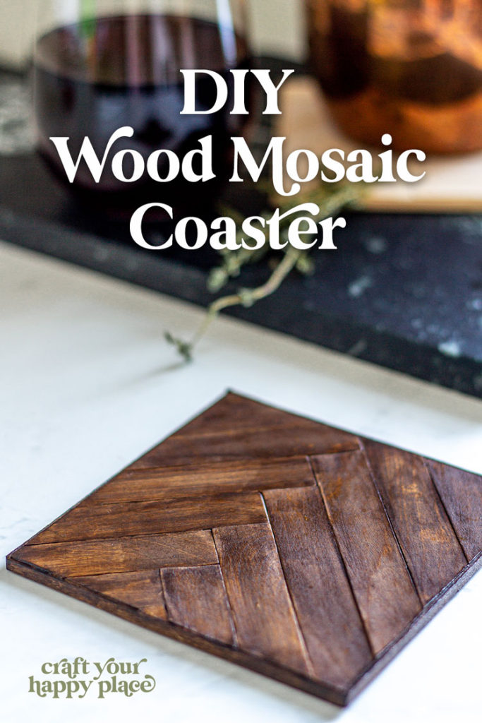 Wood Mosaic Coasters
