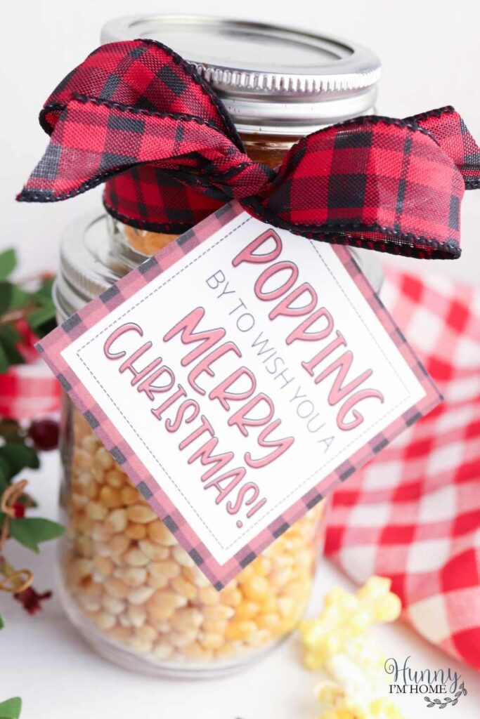 Teacher Popcorn Gift in a Jar