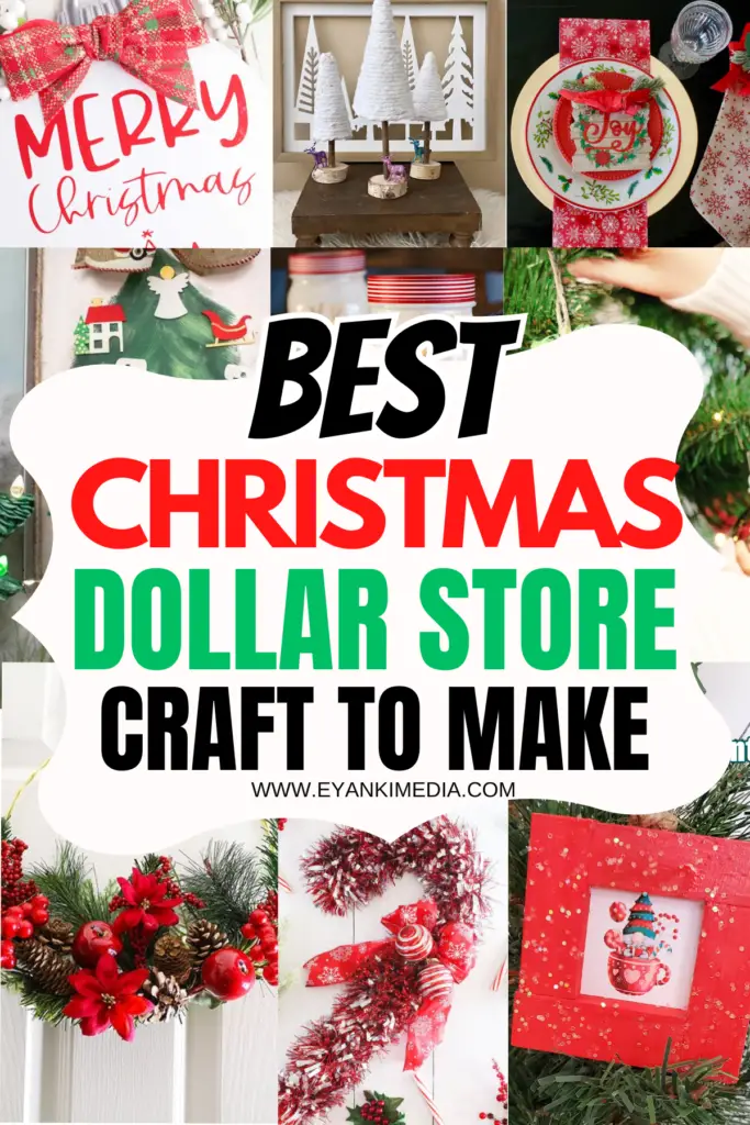 30 Top Dollar Store Christmas Crafts To Brighten Your Holiday