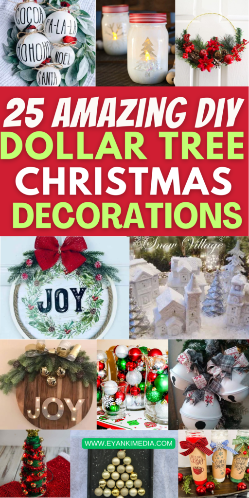 dollar tree christmas decor

