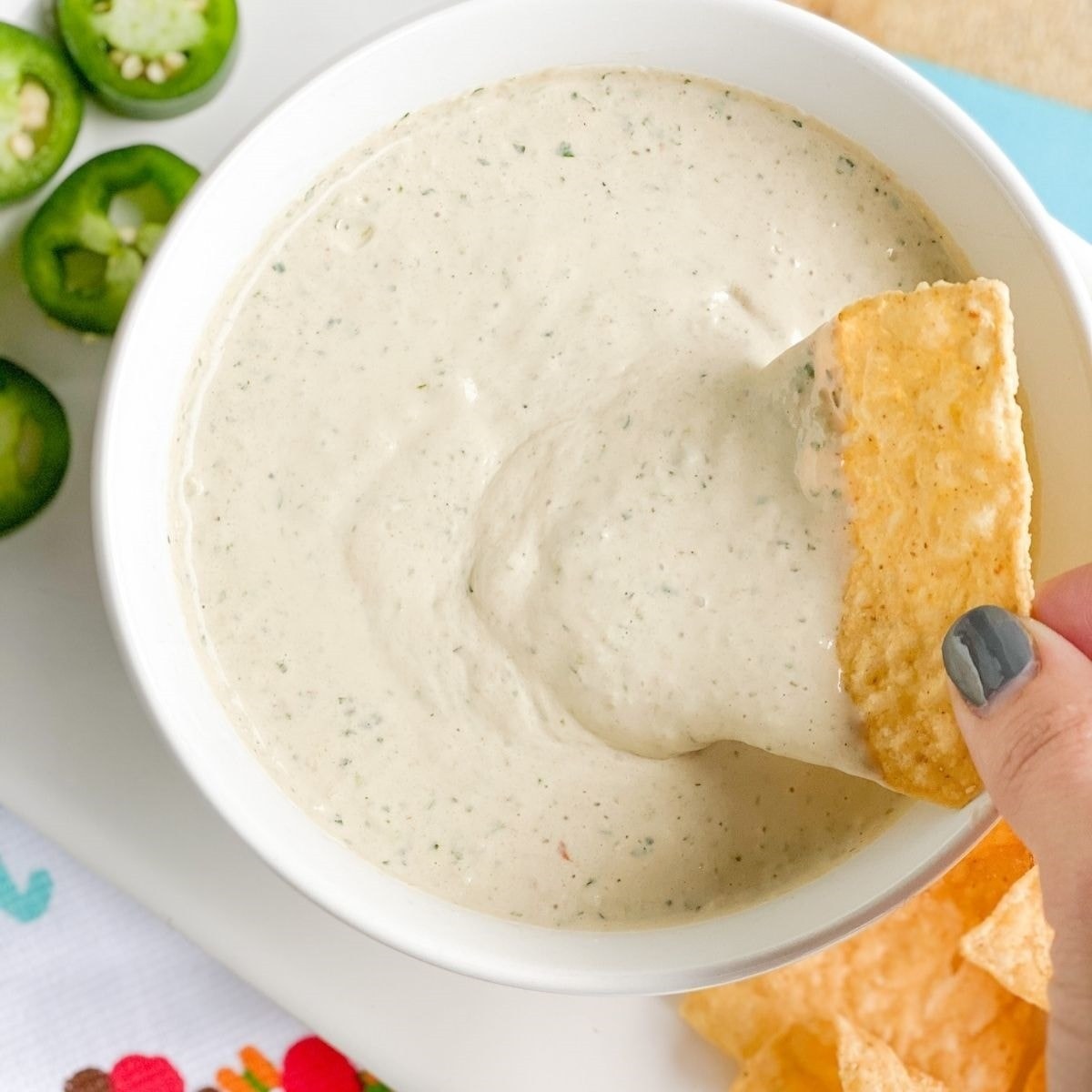 Chuys Jalapeno Ranch Dip Copycat Recipe With Hidden Valley Ranch